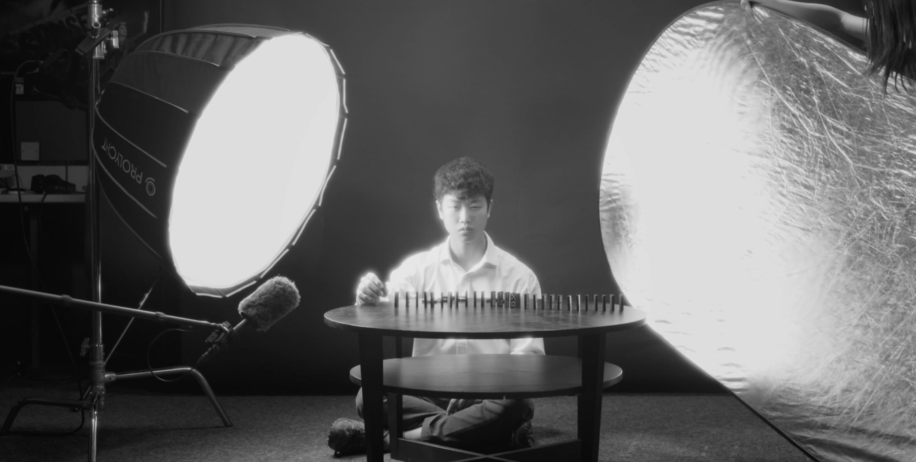 HSCA student filmmakers on set